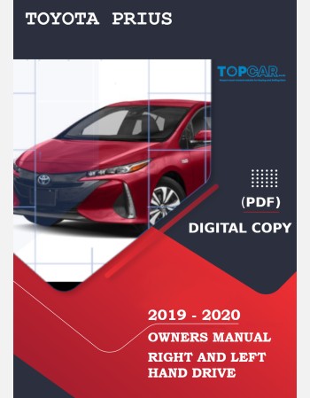 toyota prius 2019-2020 owners manual rhd and lhd